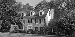 large colonial home in massachusetts
