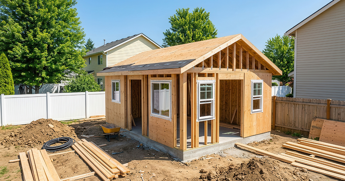 builiding ADU on property