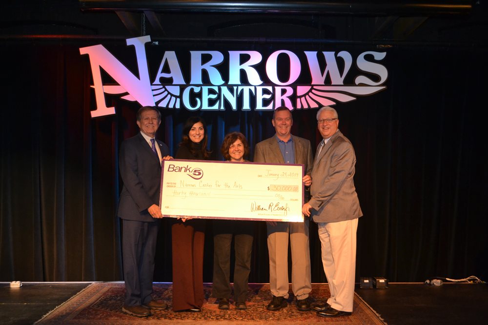 Check presentation at the Narrows Center for the Arts